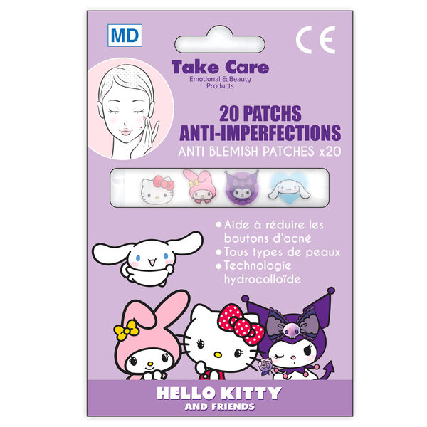 Set 20 Parches Anti Imperfecciones Hello Kitty &#38; Friends