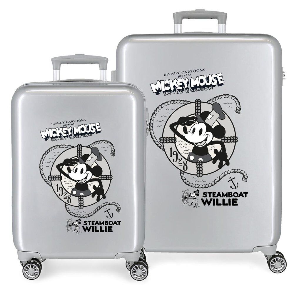 Set 2 Maletas trolley ABS Steamboad Joyful Mickey Disney
