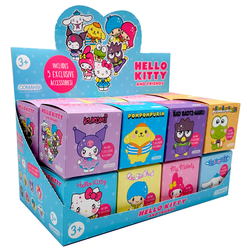 Figura Hello Kitty Kuromi Friends 6cm surtido