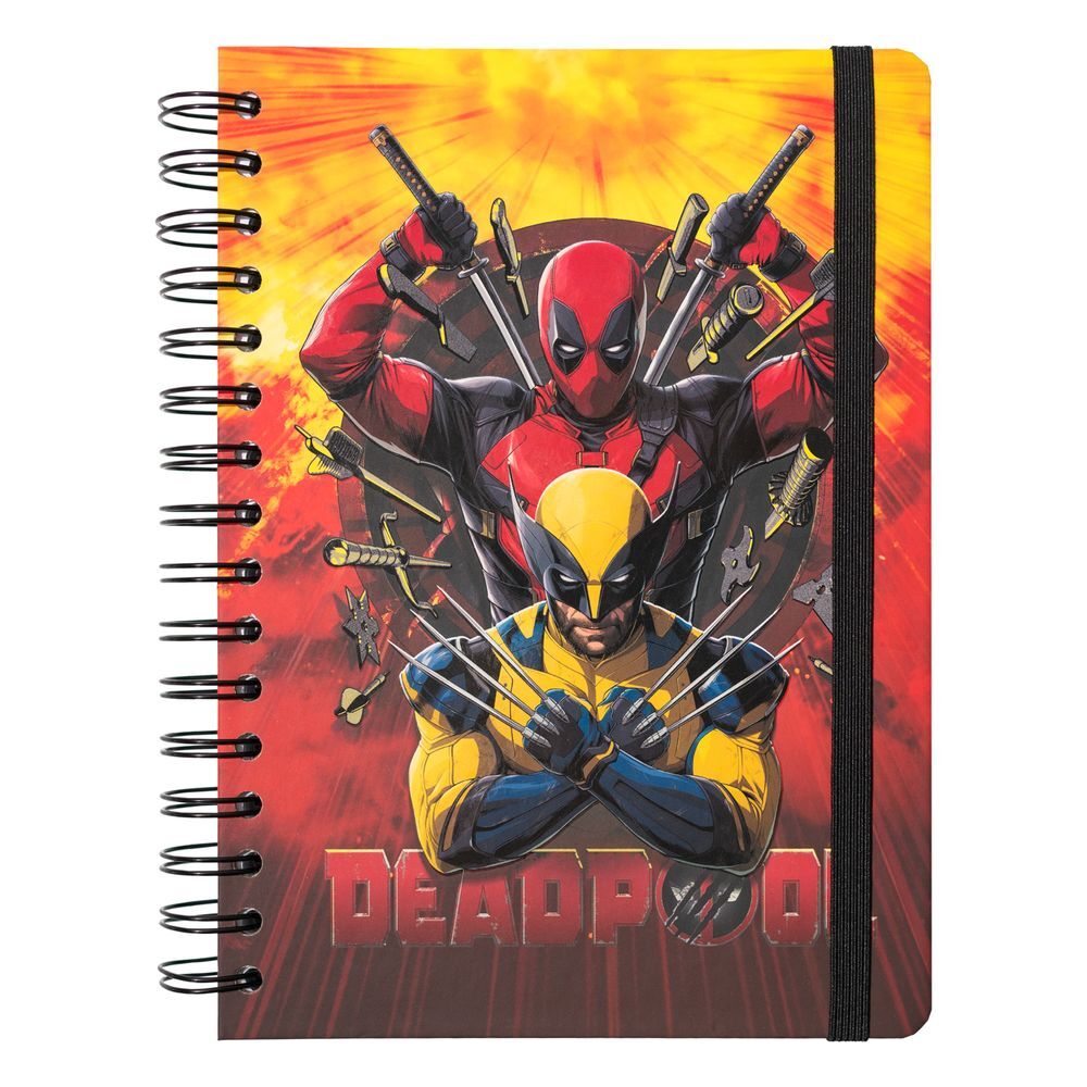 Cuaderno A5 Deadpool &#38; Wolverine Marvel