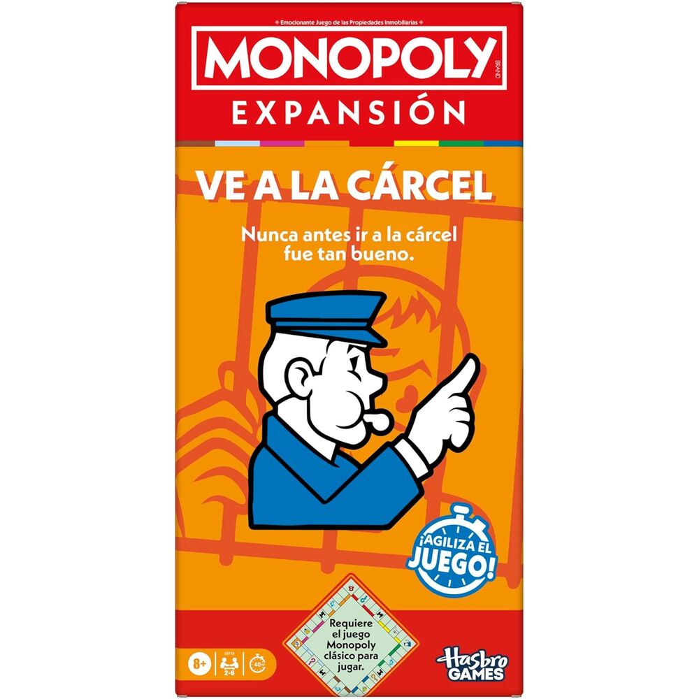 Juego Expansion Ve a la Carcel Monopoly español