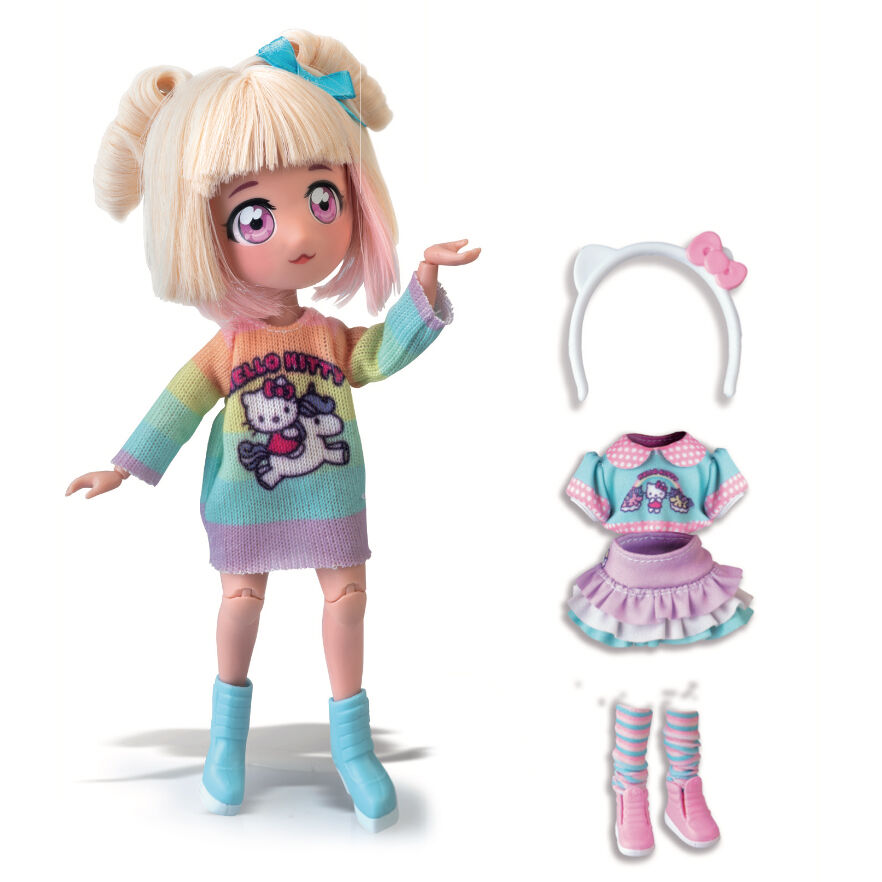 Muñeca Manga Fashion Unicorns Hello Kitty