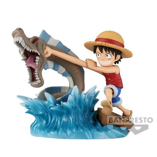 Figura Banpresto One Piece . Monkey D Luffy Vs Sea 