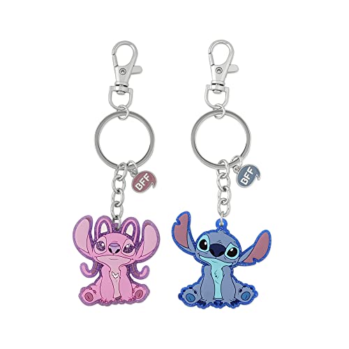 Set 2 Llaveros Angel y Stitch Disney
