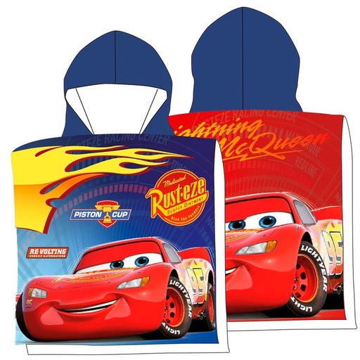 [8435631340300] Poncho toalla Cars Disney microfibra