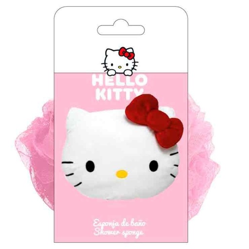 [18445484489566] Esponja ducha 3D Hello Kitty