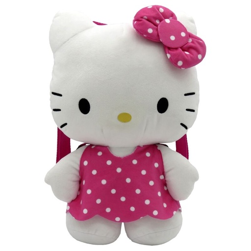 [8426842112336] Mochila peluche Hello Kitty rosa 35cm