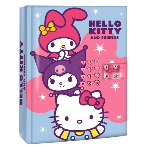[8435507891448] Diario secreto electronico Hello Kitty and Friends sonido