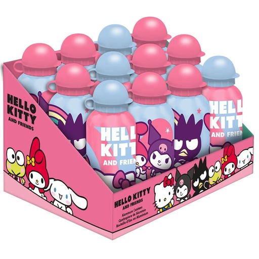 [8435507891646] Cantimplora aluminio Hello Kitty and Friends 500ml surtido