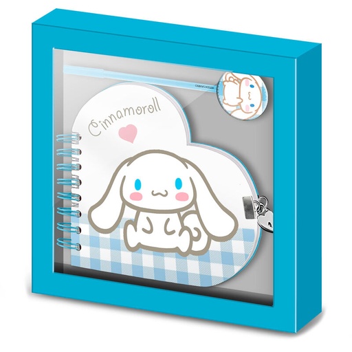 [8445118076868] Set diario + boligrafo Cinnamoroll Hello Kitty