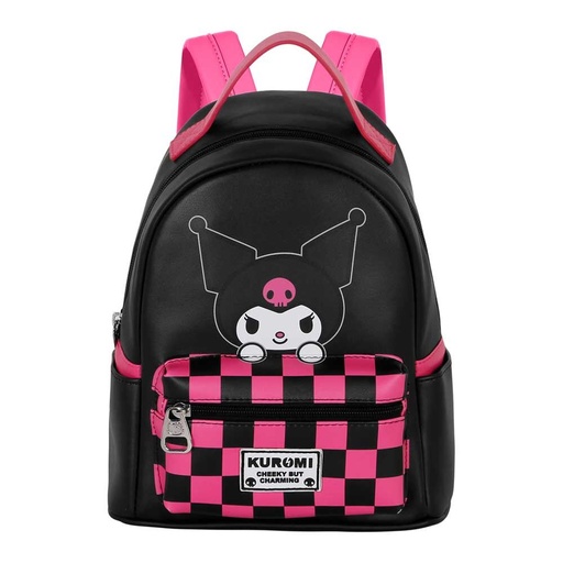 [8445118076967] Mochila Kuromi Hello Kitty 25cm