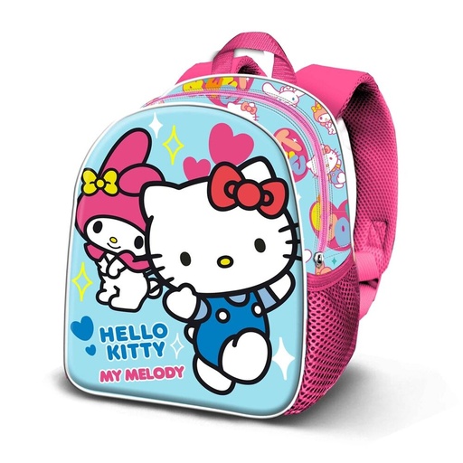 [8445118083293] Mochila 3D Friendship Hello Kitty 31cm