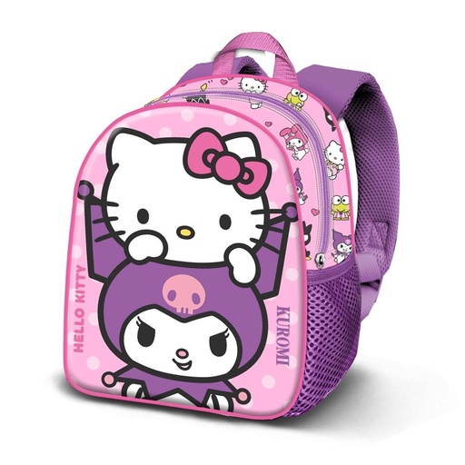 [8445118085198] Mochila 3D Playful Hello Kitty 31cm