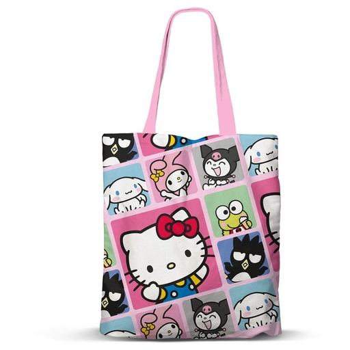 [8445118087314] Bolsa shopping Panels Hello Kitty 40cm