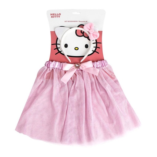 [8445484505375] Set diadema + tutu Hello Kitty