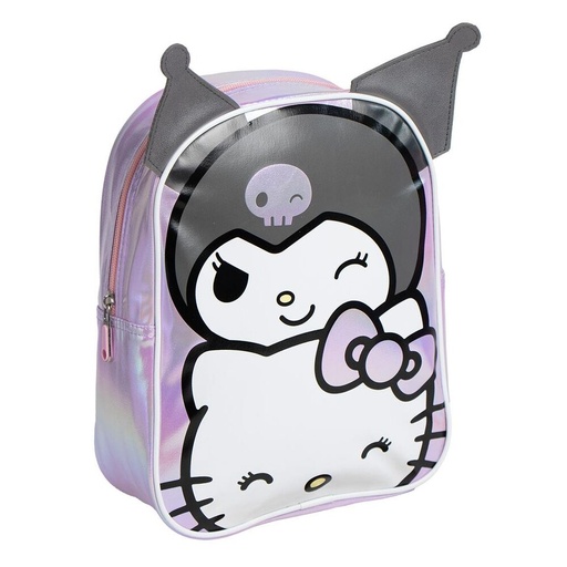 [8445484509588] Mochila Kuromi Hello Kitty 27cm