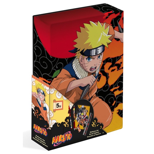 [8435507887700] Set papeleria Naruto Shippuden 5pzs