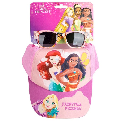 [18445484470496] Set gorra + gafas sol Princess Disney