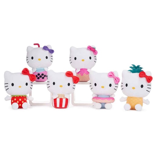 [8425611346361] Peluche Hello Kitty Treats surtido 25cm
