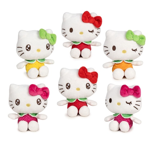 [8425611354731] Peluche Perfumado Frutas Hello Kitty 12cm surtido