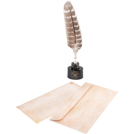 [8435497273330] Blister Boligrafo Pluma + Cartas Harry Potter