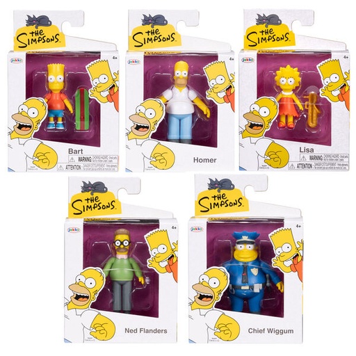 [0192995175273] Figura wave 1 Los Simpsons 6cm surtido
