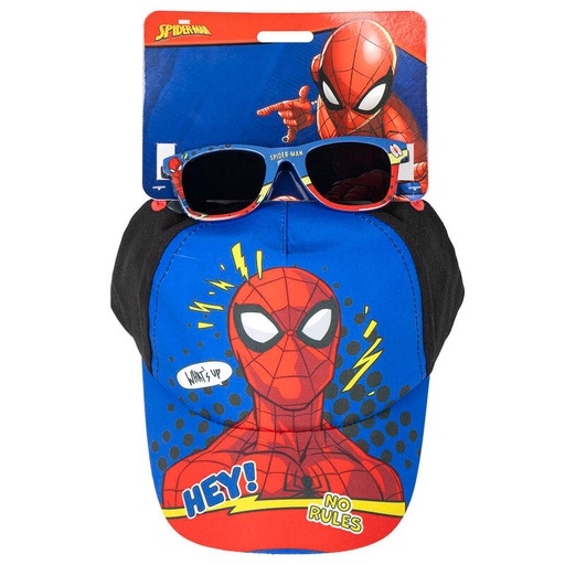 [18445484350767] Set gorra + gafas sol Spiderman Marvel