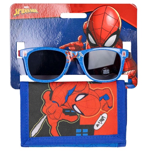 [18445484350903] Set gafas sol + cartera Spiderman Marvel