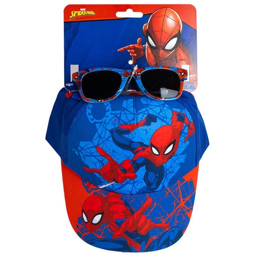 [18445484470335] Set gorra + gafas sol Spiderman Marvel
