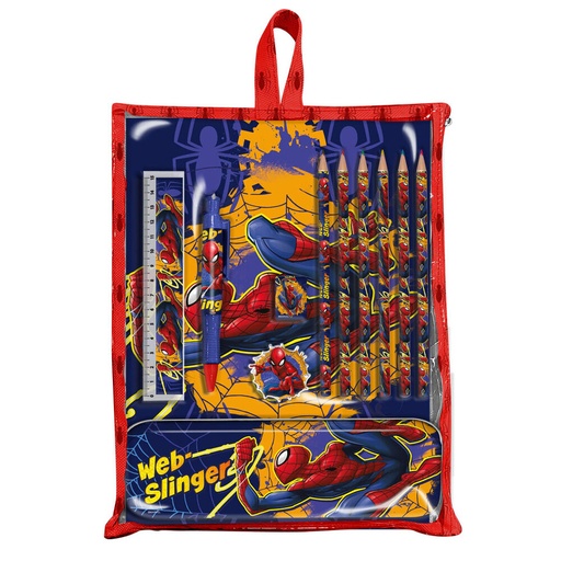 [8435507884365] Set papeleria en bolsa Spiderman Marvel