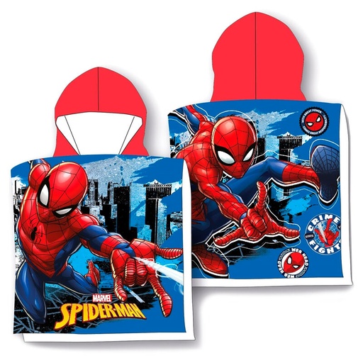 [8435631340560] Poncho toalla Spiderman Marvel microfibra