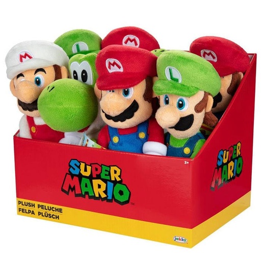 [0192995409477] Peluche Super Mario 23cm surtido