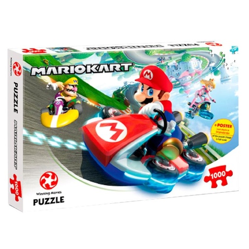 [5036905029483] Puzzle Mario Kart Nintendo 1000pzs