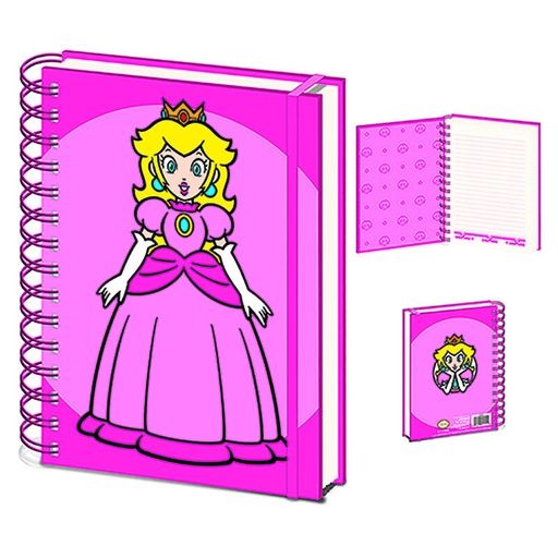 [5056480398446] Cuaderno A5 Peach Super Mario Bros