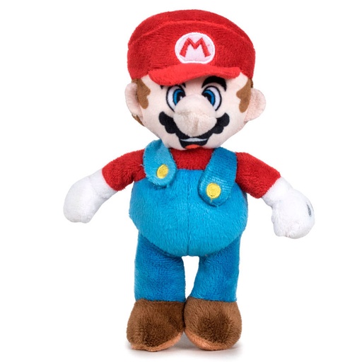 [8425611387135 5996 Mario] Peluche Mario Super Mario Bros Nintendo soft 18cm