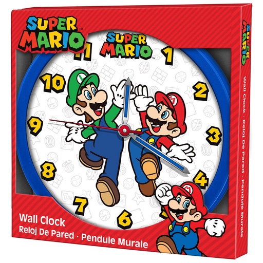 [8435507874816] Reloj pared Super Mario Bros