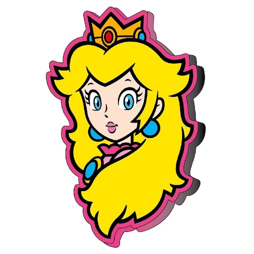 [8436580117869] Cojin 3D Peach Super Mario Bros