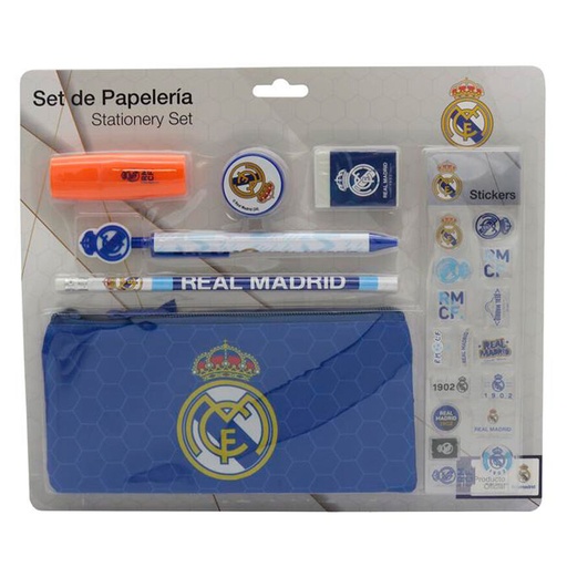 [8426842108469] Set papeleria Real Madrid 7pzs