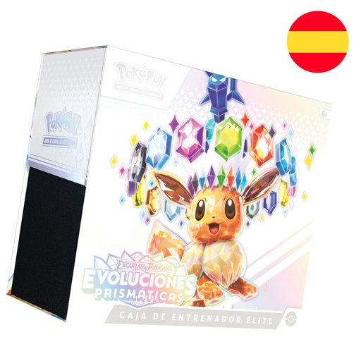 [196214105171] Estuche juego cartas coleccionables Evoluciones Prismaticas Pokemon Español