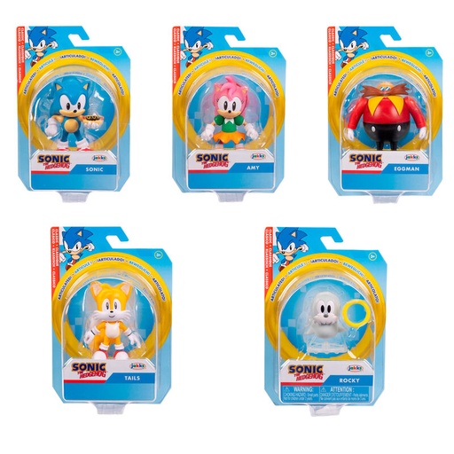 [0192995422520] Figura wave 19 Sonic the Hedgehog 6cm surtido