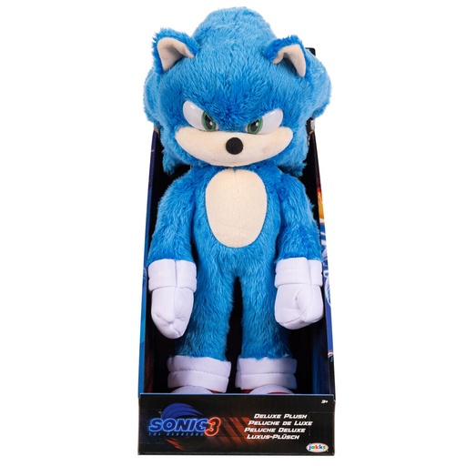 [0192995424715] Peluche Sonic Deluxe Sonic 3 32cm