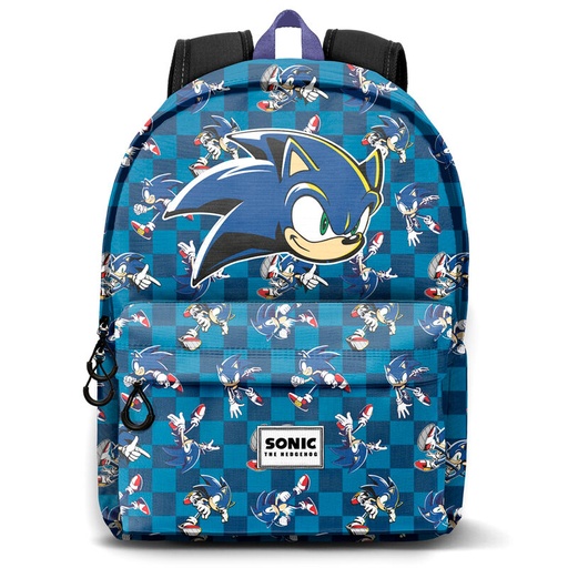 [8445118062946] Mochila Plus Action Sonic the Hedgehog 43cm adaptable