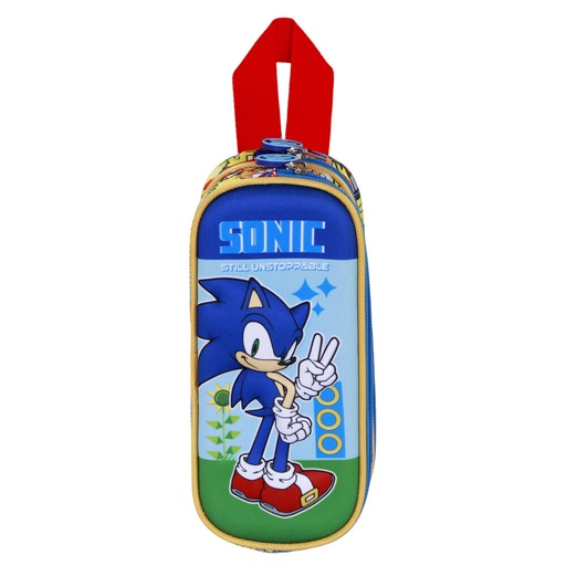 [8445118085075] Portatodo 3D Sonic The Hedgehog doble