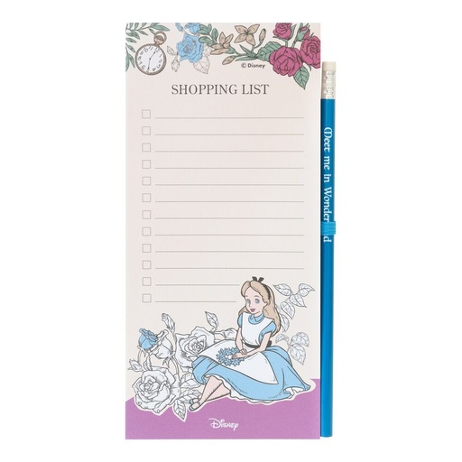 [8435497287603] Bloc notas magnetico Alicia en El Pais de Las Maravillas Disney