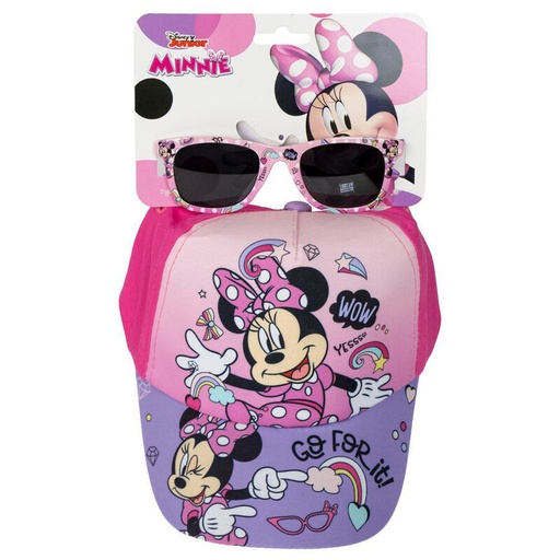[18445484361046] Set gorra + gafas sol Minnie Disney
