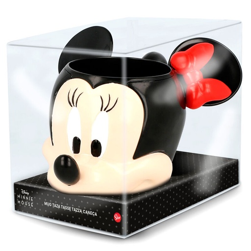[8412497782918] Taza 3D Cabeza Minnie Disney