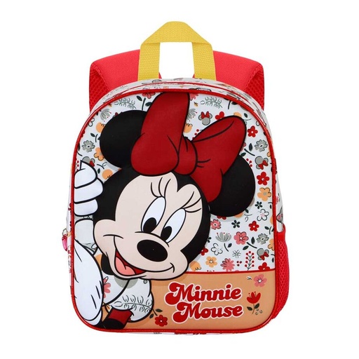 [8445118081626] Mochila 3D Flowered Minnie Disney 31cm