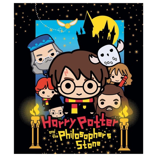 [5904009031896] Manta premium coralina Chibi Harry Potter