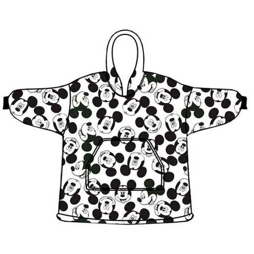 [8436580117104] Bata sudadera oversize Mickey Disney coral infantil