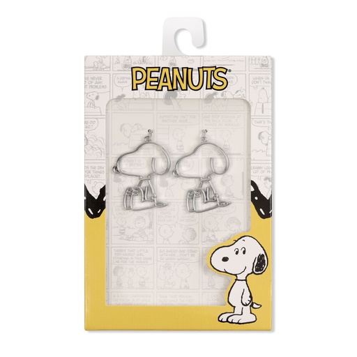 [198660023580] Pendientes Snoopy plata